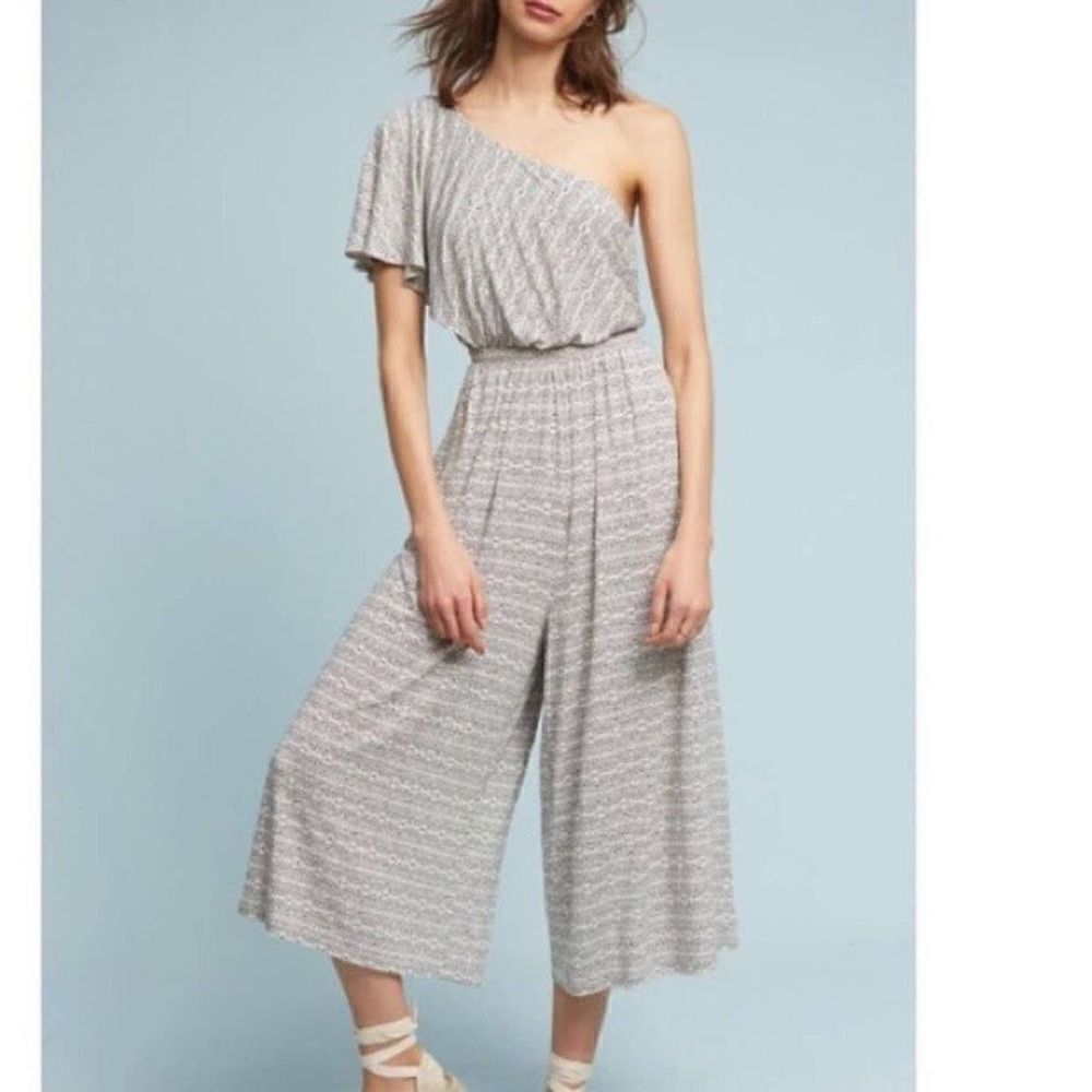 Anthropologie- Jamie Wide-Leg Jumpsuit size small